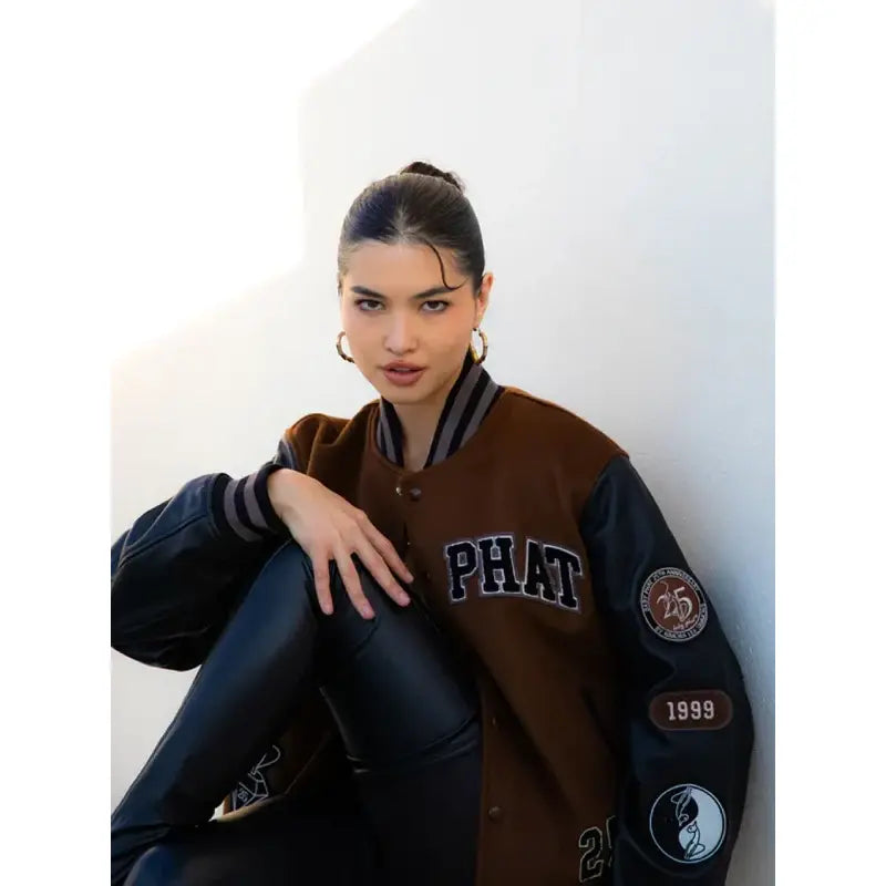 Baby Phat Letterman Wool Varsity Jacket