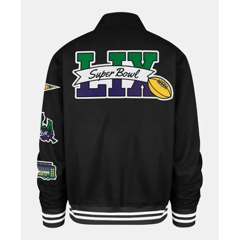 Super Bowl LIX Stoney Clover Lane X 47 Black Jacket