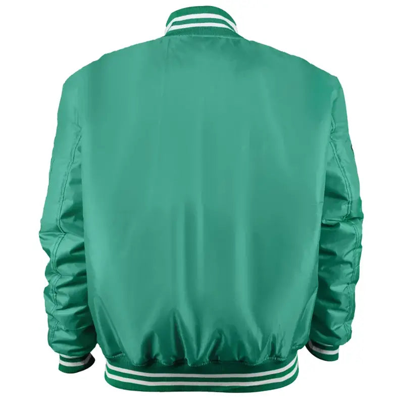 Philadelphia Eagles New Era x Alpha Green Bomber Jacket