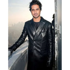 56 Days Oliver Kennedy Black Leather Coat