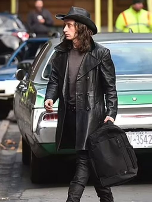5lbs Of Pressure 2024 Rory Culkin Leather Coat Daroosh