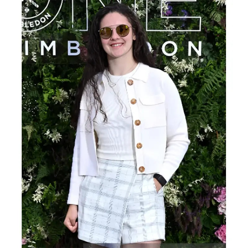 Abbi Pulling Wimbledon 2025 White Jacket