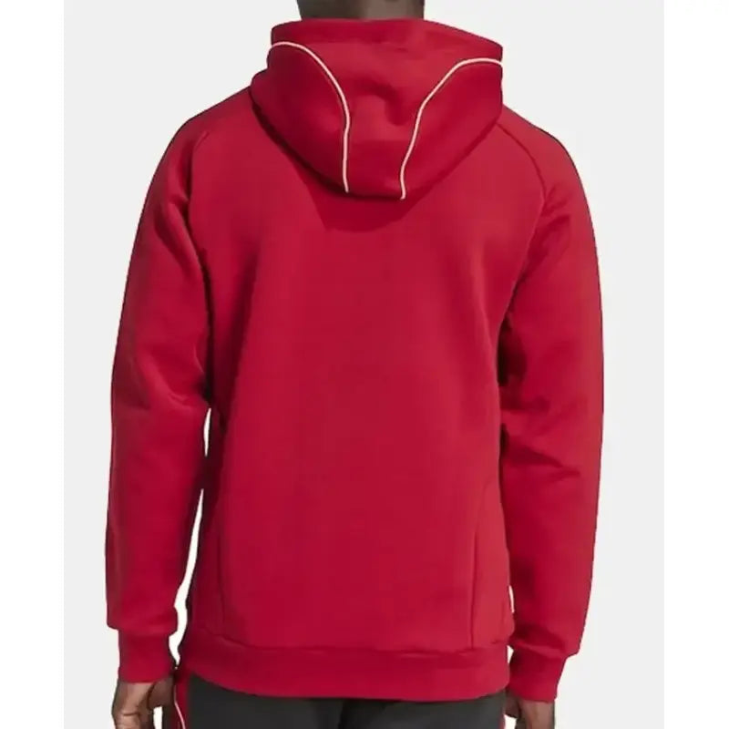 Atlanta United FC Adidas Travel Red Pullover Hoodie