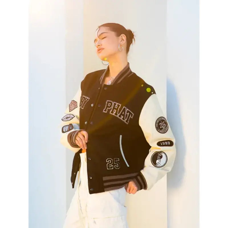 Baby Phat Letterman Wool Varsity Jacket