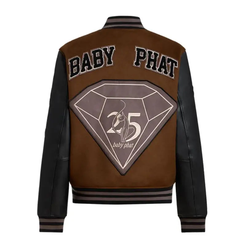 Baby Phat Letterman Wool Varsity Jacket