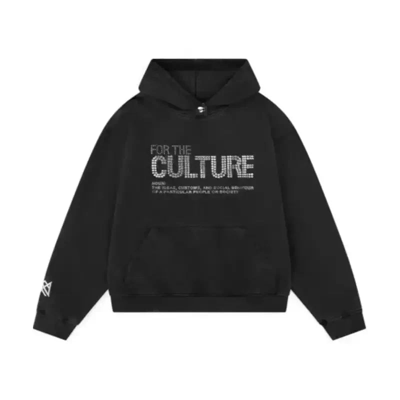 Unisex For The Culture Crystal Hoodie Vintage Jacket