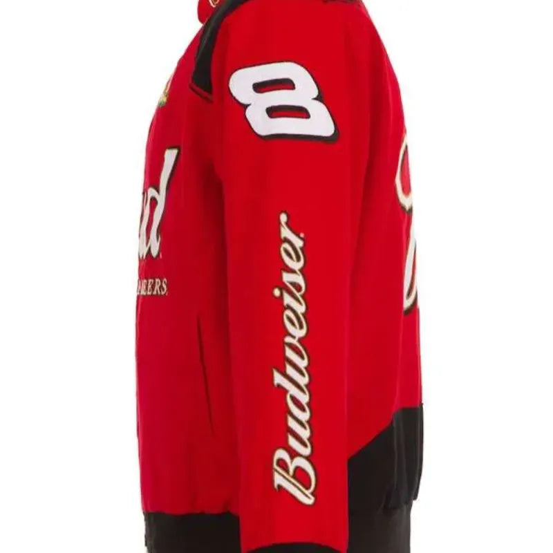 A Budweiser Dale Earnhardt Jr. Racing Red Jacket