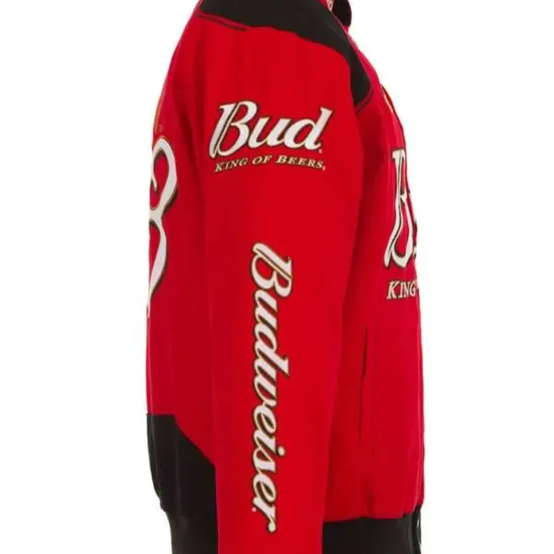 A Budweiser Dale Earnhardt Jr. Racing Red Jacket