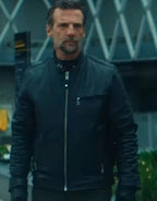 Furies 2024 Mathieu Kassovitz Black Leather Jacket Daroosh