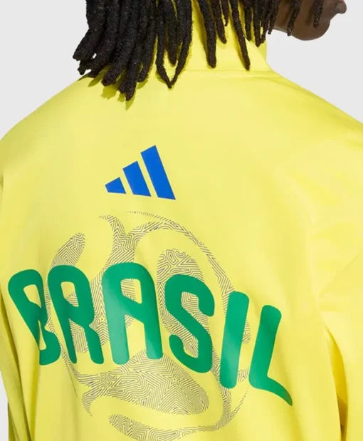 2026 FIFA World Cup Brazil Yellow Track Jacket