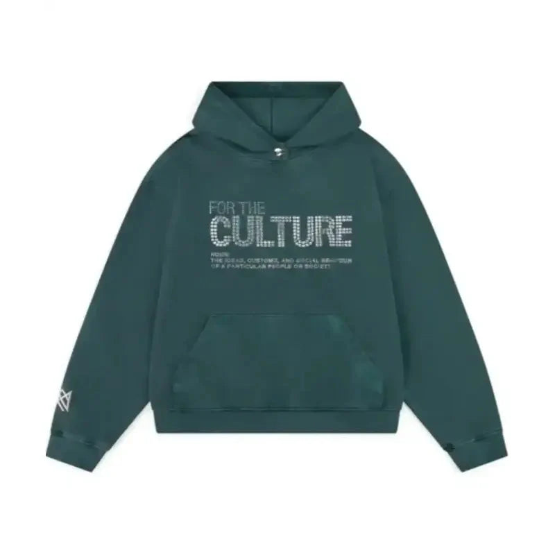 Unisex For The Culture Crystal Hoodie Vintage Jacket