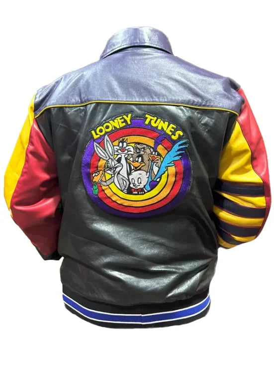 1993 Jeff Hamilton “Looney Tunes” Leather Jacket