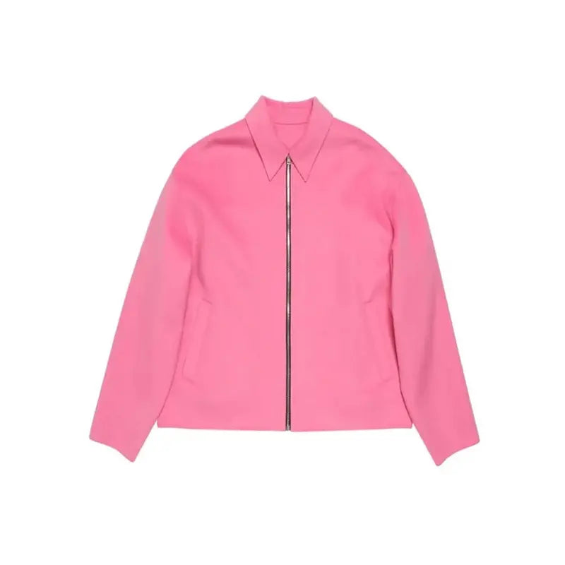 Jordan Firstman I Love LA S01 Pink Wool Jacket