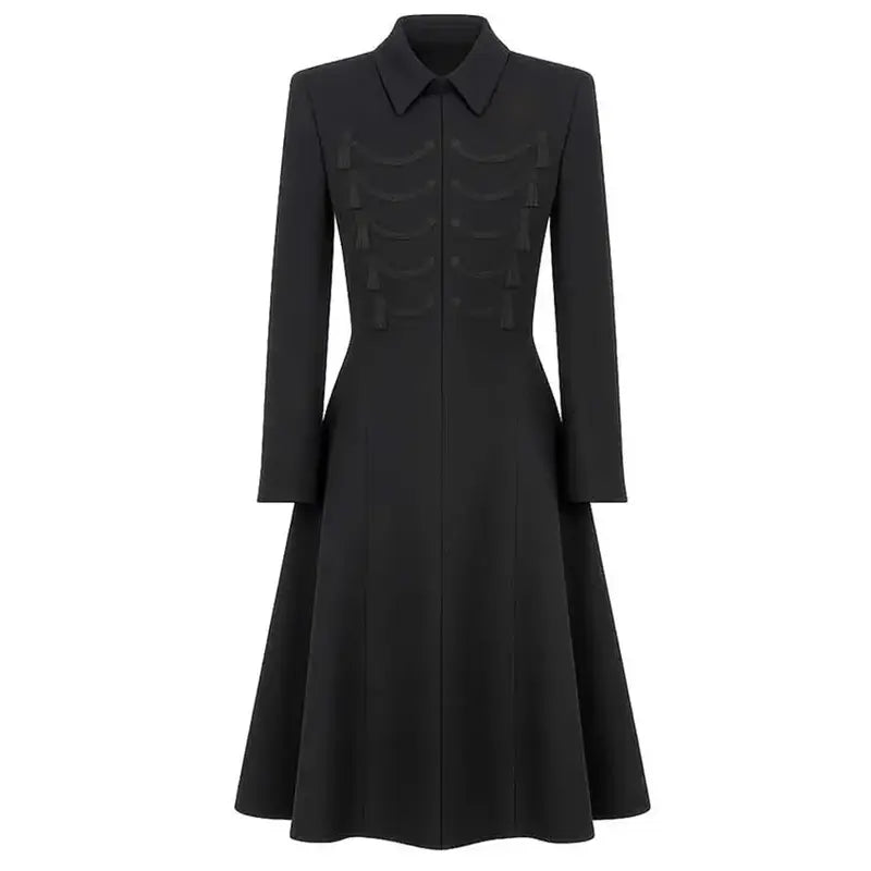 Kate Middleton Remembrance Day 2025 Black Wool Coat