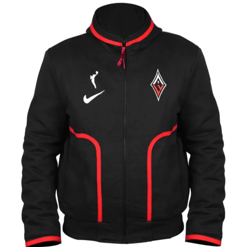 Las Vegas Aces Black Hoodie Jacket