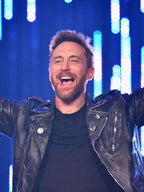 25th MTV Europe Music Awards David Guetta Leather Jacket Daroosh