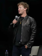 Mark Zuckerberg SIGGRAPH Asia 2024 Leather Jacket Daroosh