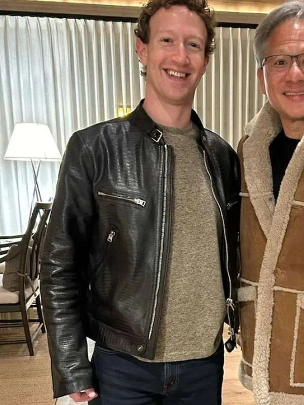 Mark Zuckerberg SIGGRAPH Asia 2024 Leather Jacket Daroosh