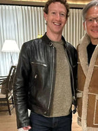 Mark Zuckerberg SIGGRAPH Asia 2024 Leather Jacket Daroosh