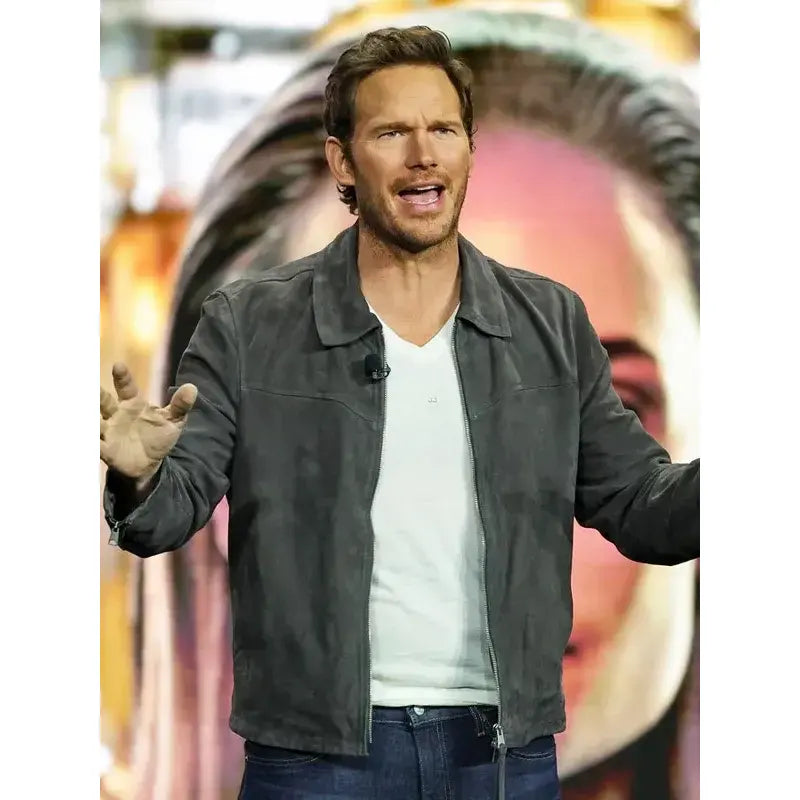 Mercy 2026 Chris Pratt Suede Leather Jacket