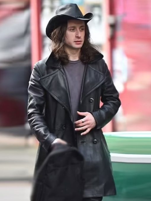 5lbs Of Pressure 2024 Rory Culkin Leather Coat Daroosh