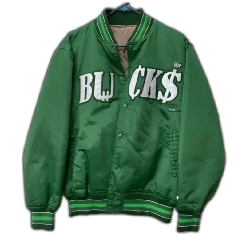 10 Deep Milwaukee Bucks Green Jacket Daroosh