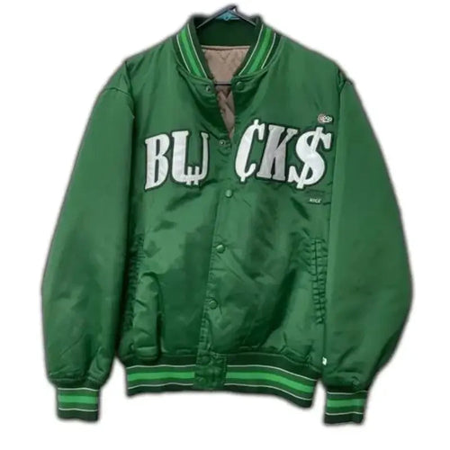 10 Deep Milwaukee Bucks Green Jacket Daroosh