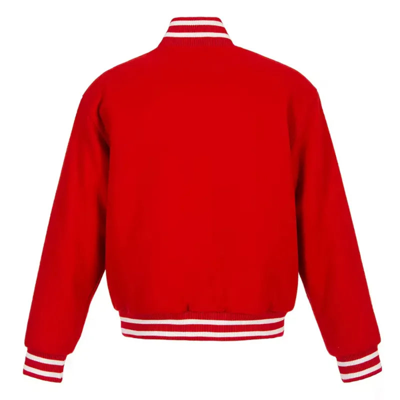 Calgary Flames Domestic Red Wool Jacket