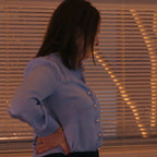 Ingrid Oliver Run Away Blue Blouse