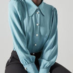 Ingrid Oliver Run Away Blue Blouse