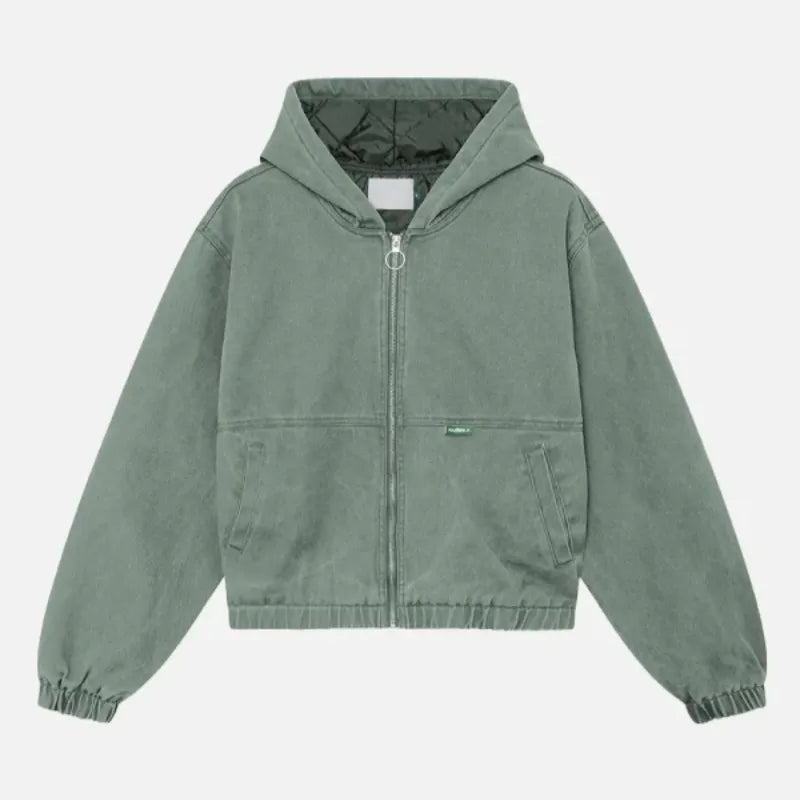 Scuffers Stained Work Hooded Cotton Jacket