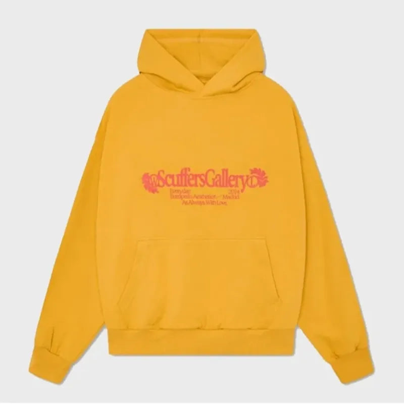 Scuffers Gallery Yellow Pullover Hoodie