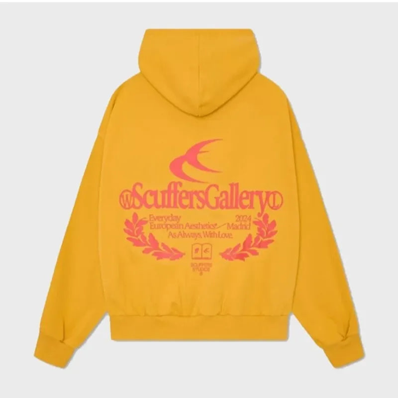 Scuffers Gallery Yellow Pullover Hoodie