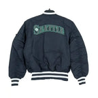 Seattle Mariners Ma-1 Satin Blue Bomber Jacket