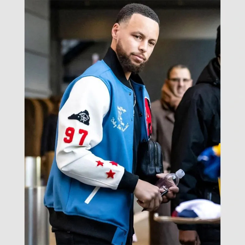 Stephen Curry Allen Iverson Bomber Jacket