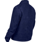 The Beast in Me Matthew Rhys Blue Suede Leather Jacket