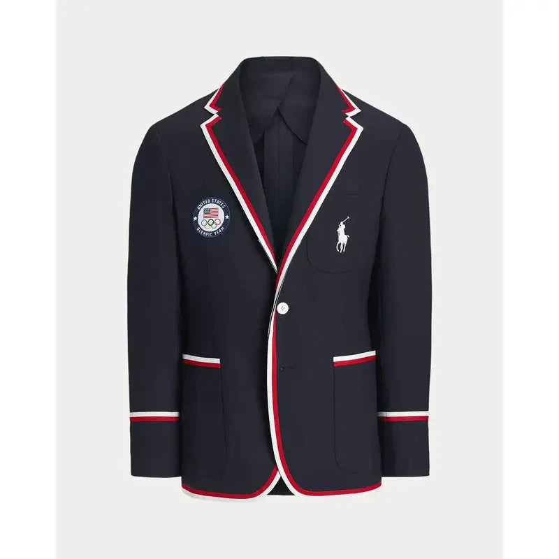 Polo Ralph Lauren Team USA Flagbearer 2024 Olympic White Blazer Vintage Jacket