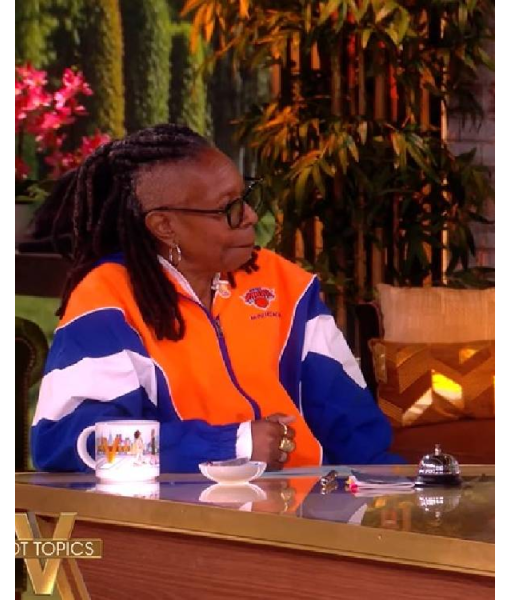 The View Whoopi Goldberg New York Knicks Jacket