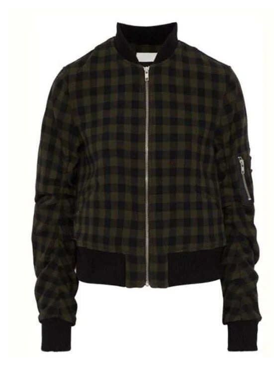 13 Reasons Why Inde Navarrette Checked Jacket