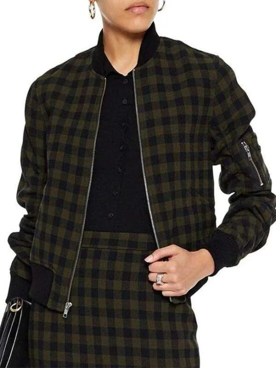 13 Reasons Why Inde Navarrette Checked Jacket