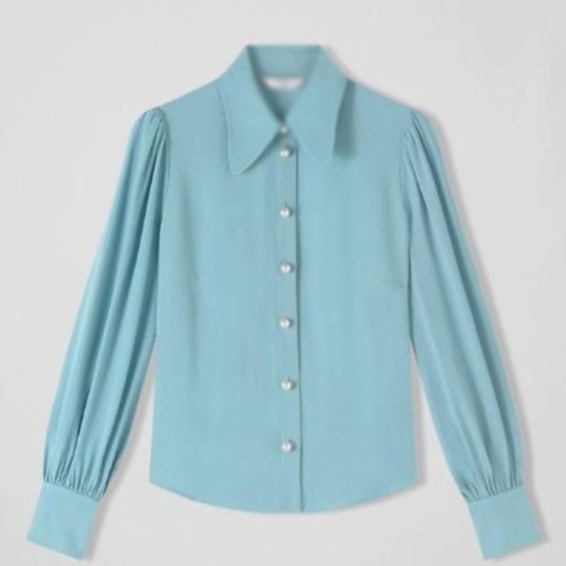Ingrid Oliver Run Away Blue Blouse