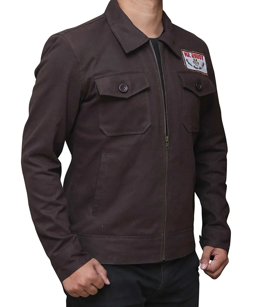 Mr Robot Christian Slater Brown Jacket Daroosh