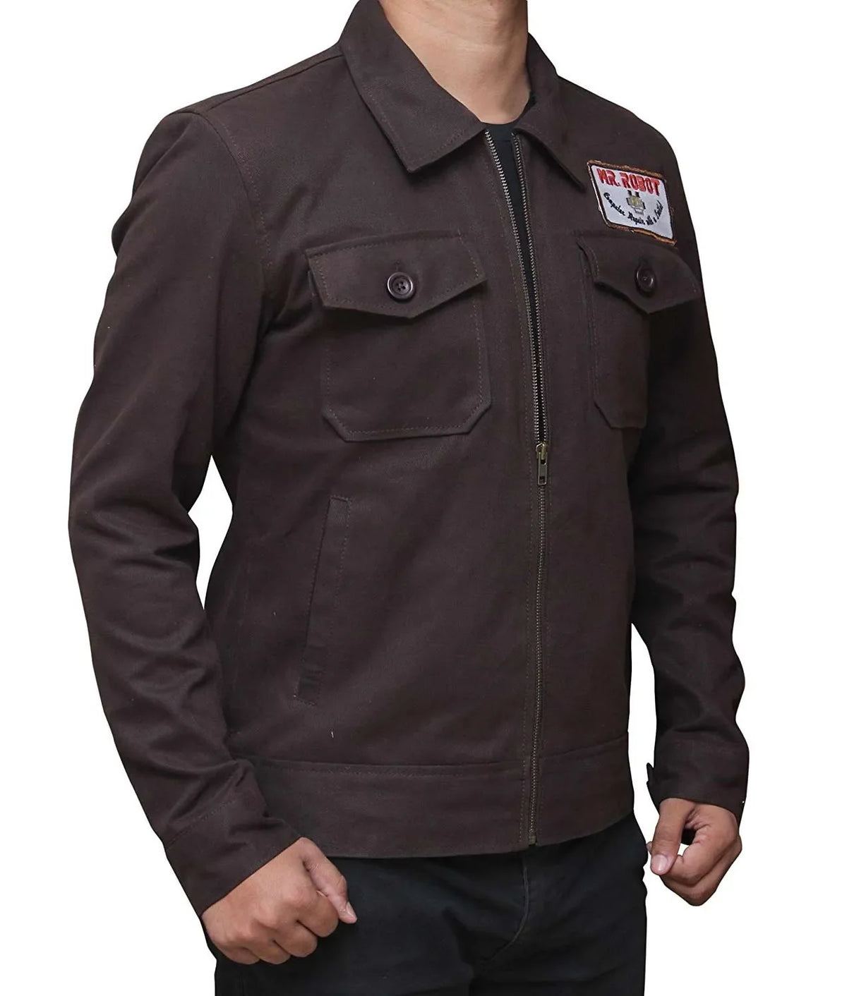 Mr Robot Christian Slater Brown Jacket Daroosh