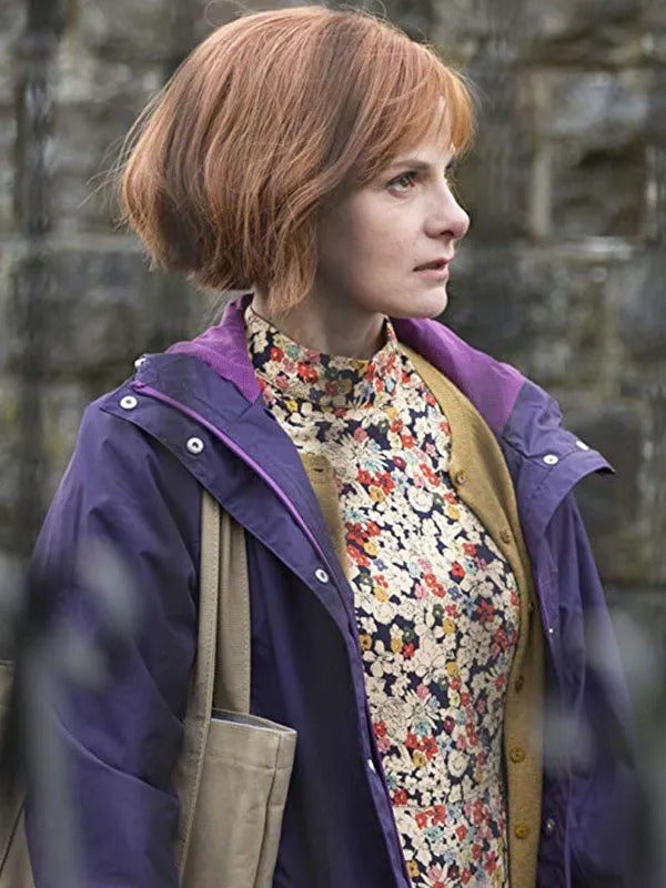 A Discovery of Witches Gillian Chamberlain Purple Jacket