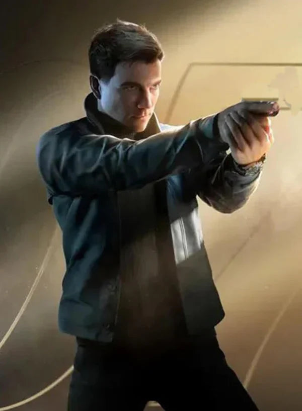James Bond 007 First Light Black Leather Jacket