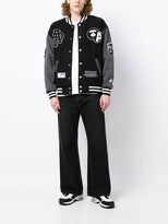 AAPE BY A BATHING APE Logo-Patch Varsity Bomber Jacket Daroosh