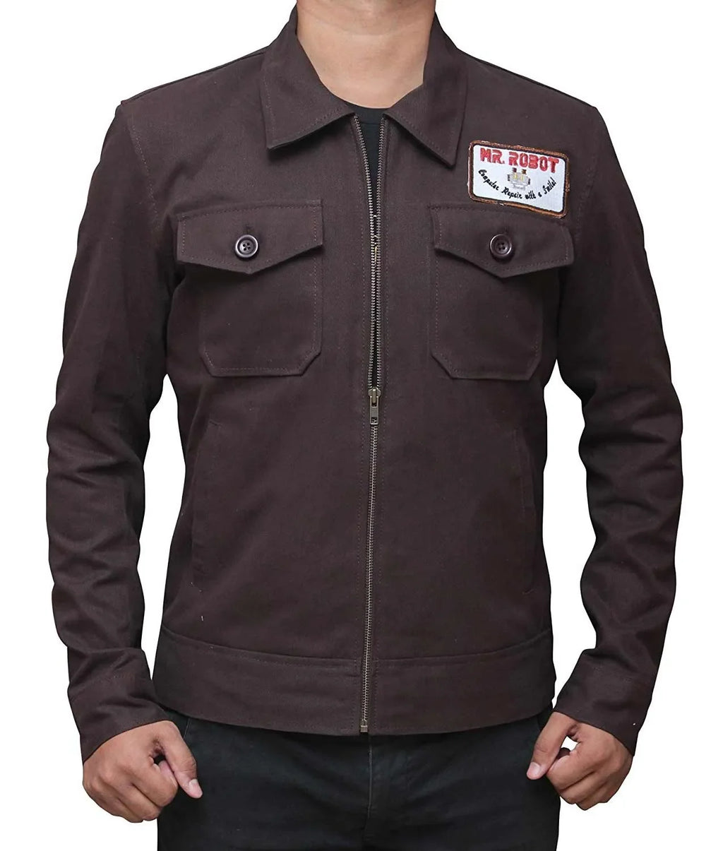 Mr Robot Christian Slater Brown Jacket Daroosh