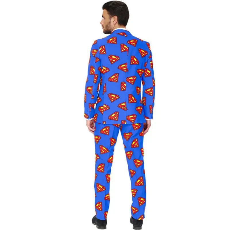 Superman Blue Tuxedo Vintage Jacket