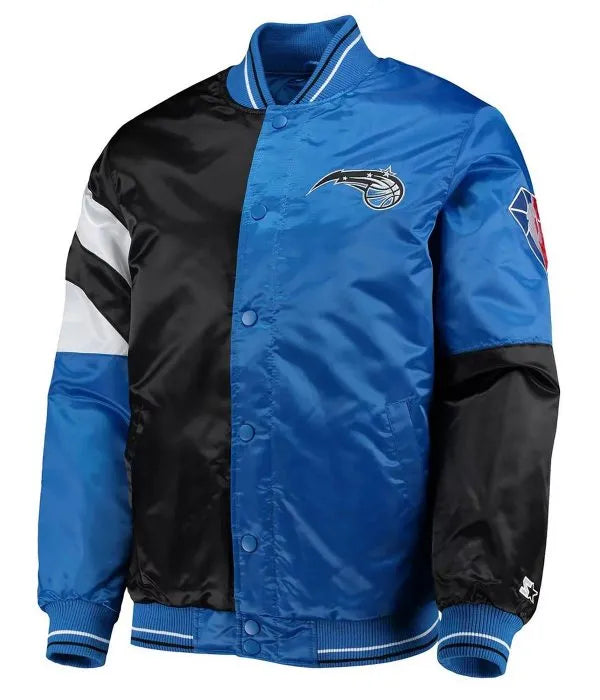 75th Anniversary Orlando Magic Leader Satin Color Block Jacket Daroosh
