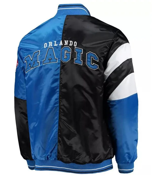 75th Anniversary Orlando Magic Leader Satin Color Block Jacket Daroosh